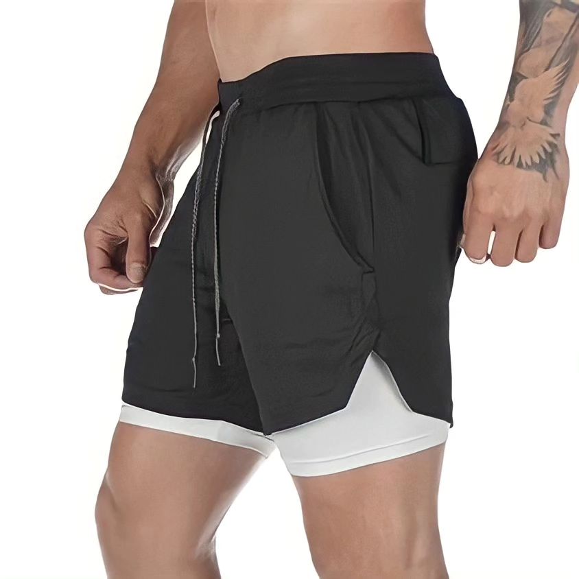 Vulture Double-Layer Training Shorts