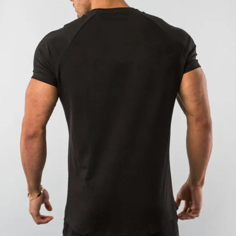 Cotton T-shirt with sporty cut