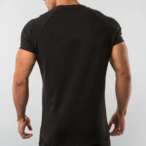 Cotton T-shirt with sporty cut