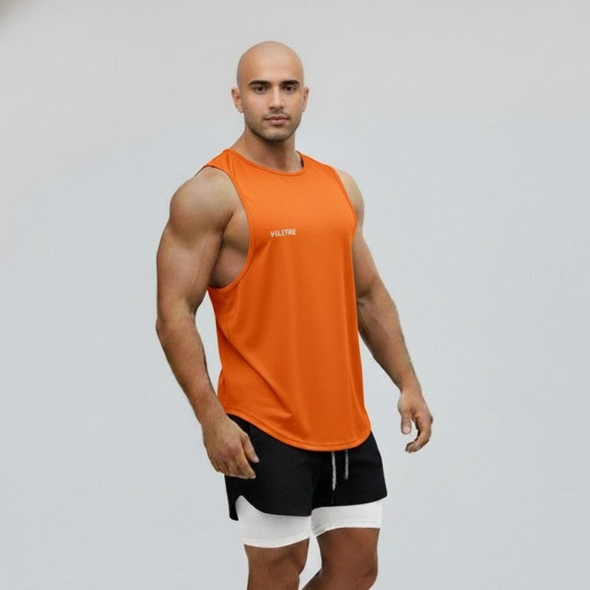Vulture | Ultra-Lightweight Men’s Training Tank Top | Orange