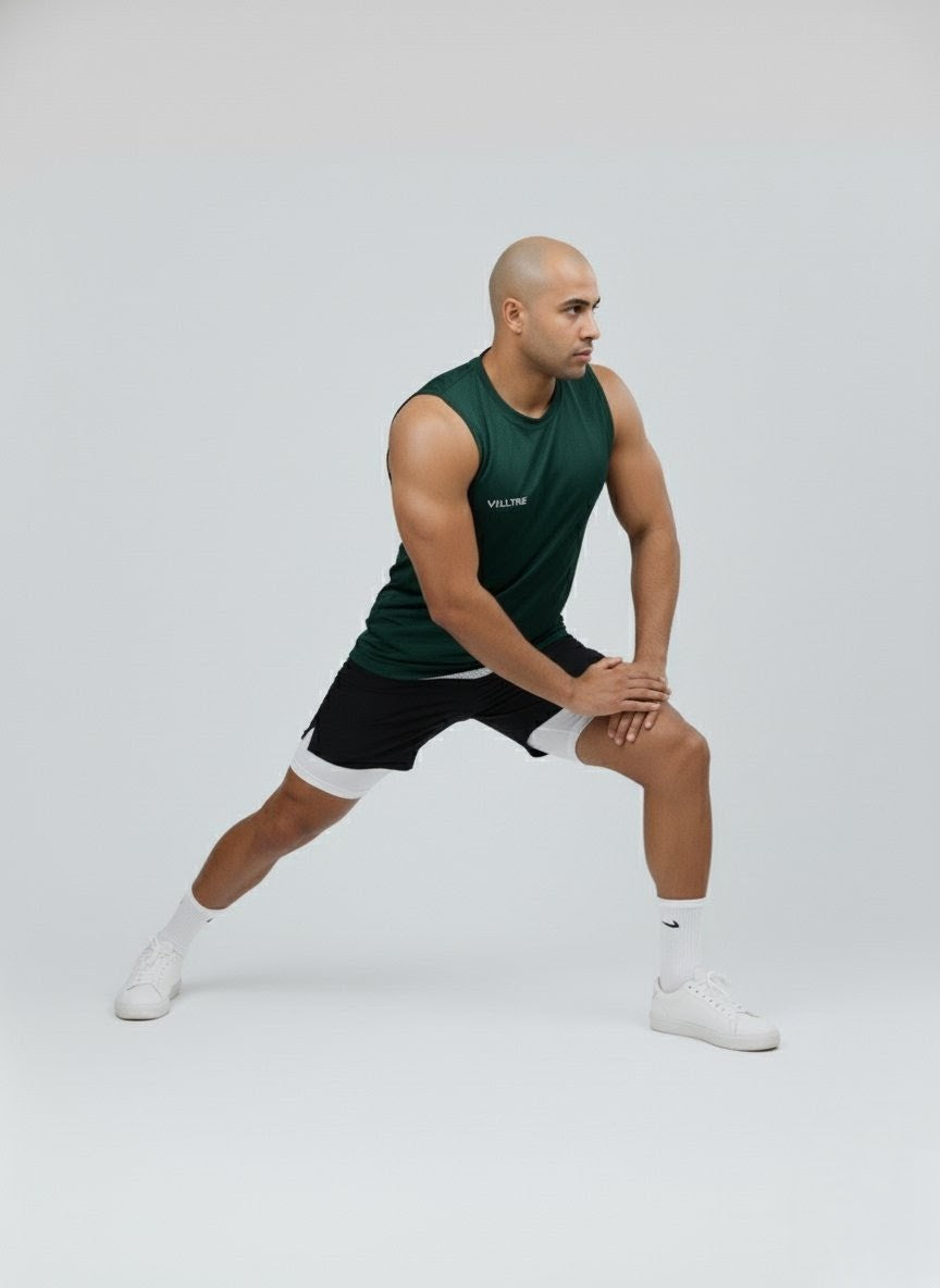 Vulture | Ultra-Lightweight Men’s Training Tank Top in Forst Green