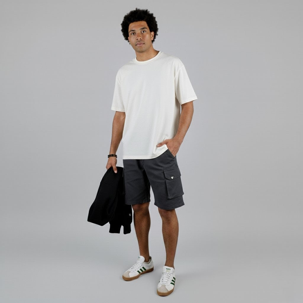 VA Winter Set | Hoodie+Tee+Grey Shorts