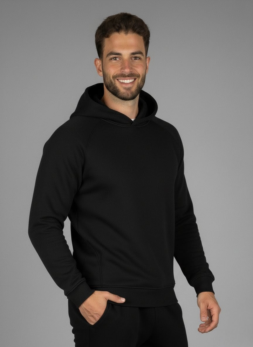 VA Essentials Hoodie – Sport Edge in Black