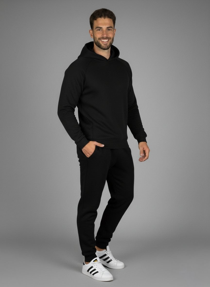 VA Essentials Hoodie – Sport Edge in Black