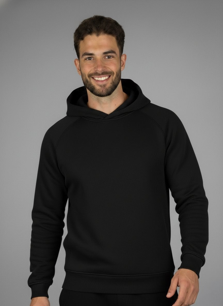 VA Essentials Hoodie – Sport Edge in Black
