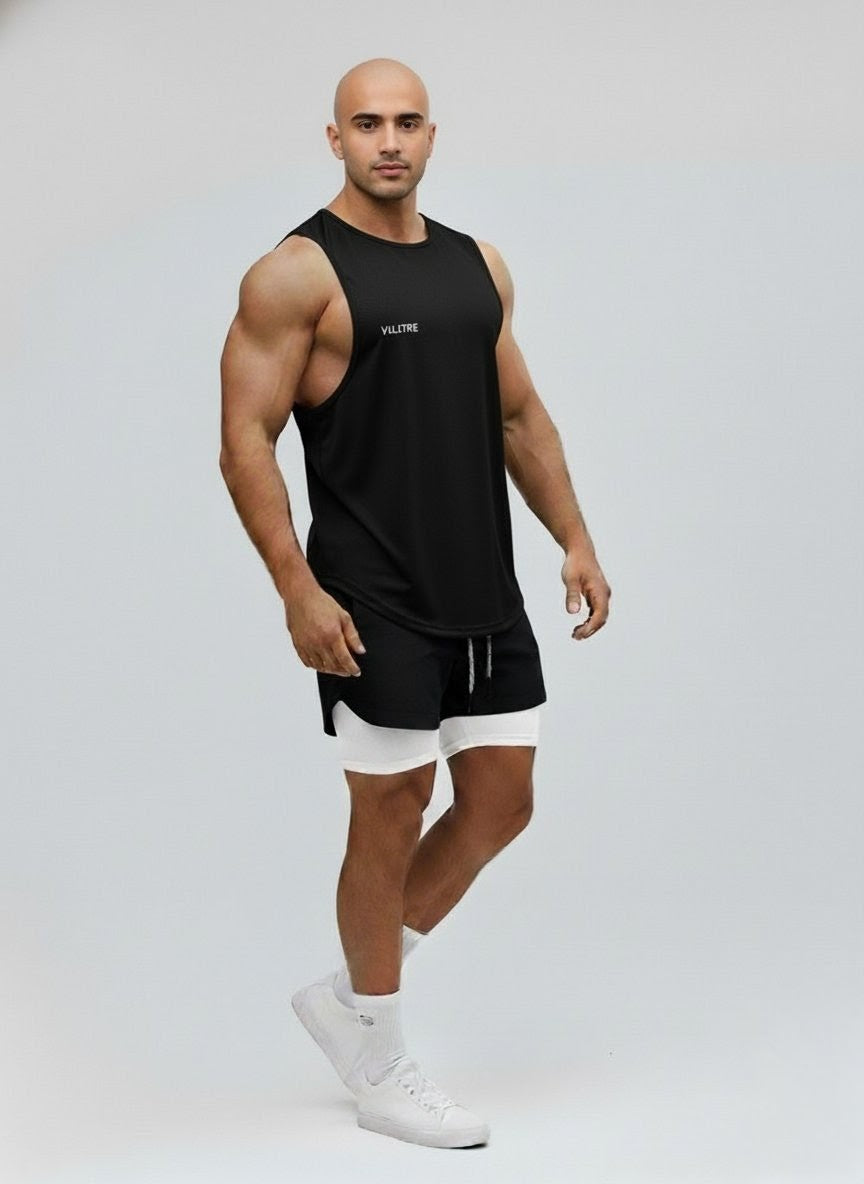 Vulture | Ultra-Lightweight Men’s Training Tank Top in Black